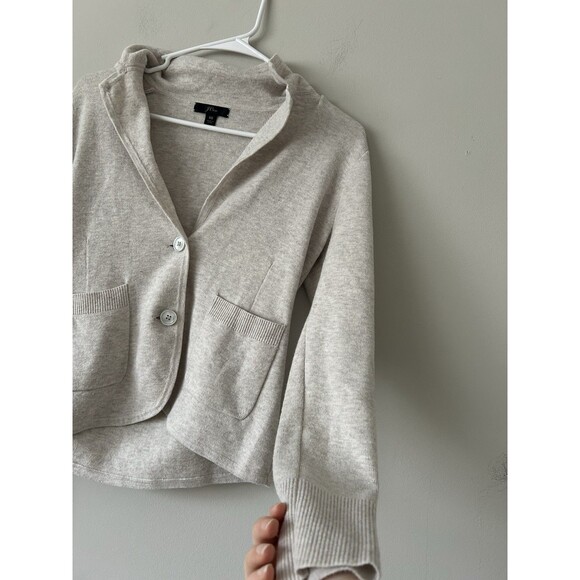 J. Crew Merino Wool Blend Collared Button Up Sweater/Cardigan Size XS Career - Picture 4 of 10
